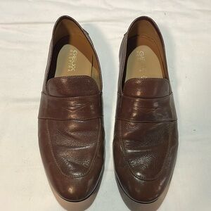 Geox - U Gilles 5 (Dark Brown) Men's Slip on Shoes